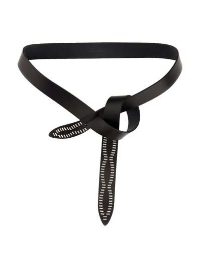 Shop Isabel Marant Lecce Belt In Black