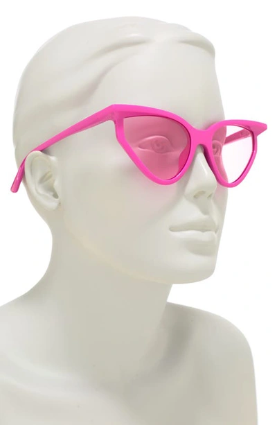 Shop Balenciaga 56mm Cat Eye Sunglasses In Fuchsia Fuchsia Pink