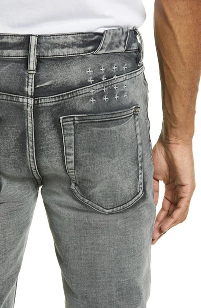 Shop Ksubi Chitch Hypnotize Distressed Slim Stretch Jeans In Denim