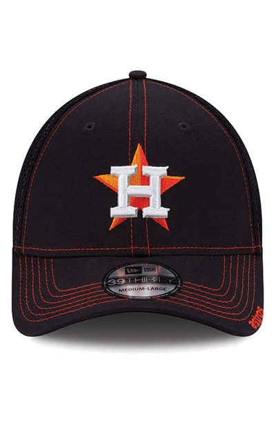 Shop New Era Houston Astros Neo 39thirty Stretch Fit Hat In Navy