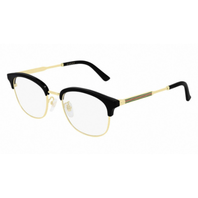 Shop Gucci Demo Round Mens Eyeglasses Gg0590ok-001 52 In Black