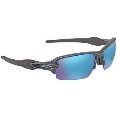 Shop Oakley Flak 2.0 Prizm Sapphire Polarized Wrap Mens Sunglasses Oo9271-927136-61 In Blue