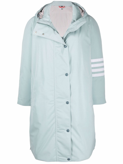Shop Thom Browne Parka Clothing In Blue