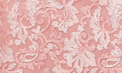 Js Collections Lia Puff Sleeve Cocktail Dress In Rose Cloud