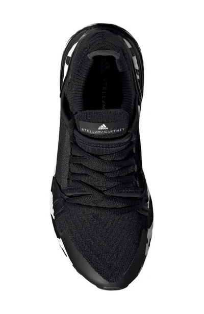 Shop Adidas By Stella Mccartney Asmc Ultraboost 20 Graphic Knit Sneaker In Core Black/ Core Black/ Green
