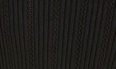 Balmain Ribbed Texture Knit Cardigan With Gold Buttons In Black