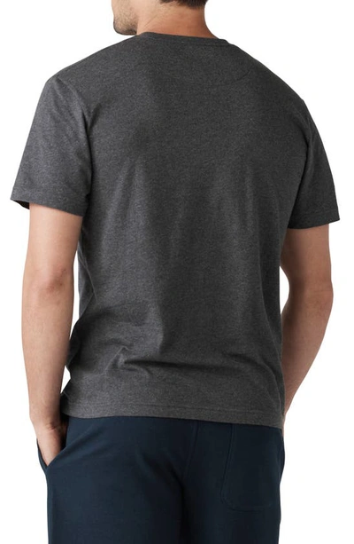 Shop Rodd & Gunn St. Mary Embroidered T-shirt In Charcoal