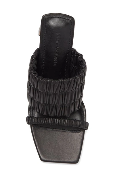 Simkhai Felix Elastic Heeled Mules In Black