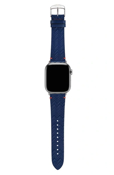 Shop Missoni Zigzag Leather Apple Watch® Band, 38mm/40mm/41mm In Blue