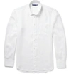 Vilebrequin Linen Button-down Shirt In White