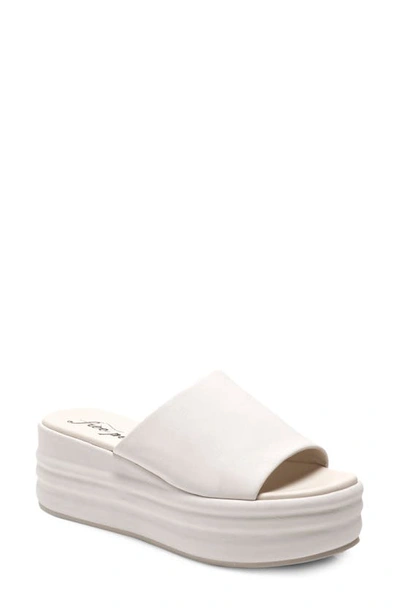 Shop Free People Harbor Platform Sandal In Vanilla