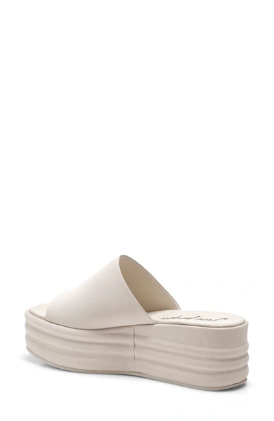 Free People Harbor Platform Sandal In Vanilla
