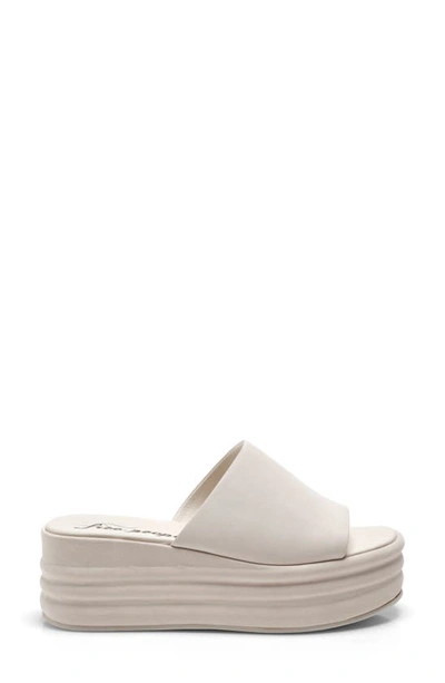Free People Harbor Platform Sandal In Vanilla