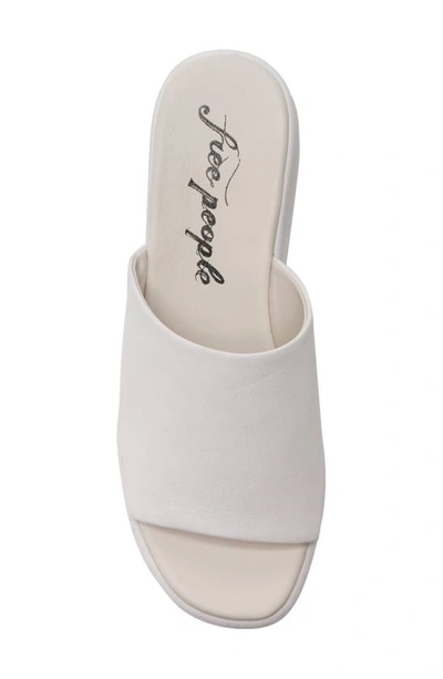 Free People Harbor Platform Sandal In Vanilla