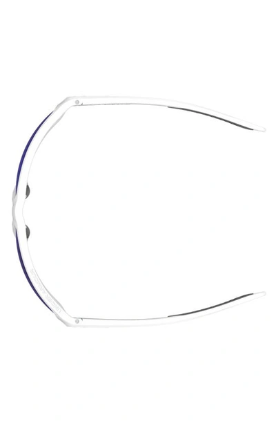 Shop Under Armour Recon 64mm Sport Sunglasses In Matte White / Gray Blue Spsso
