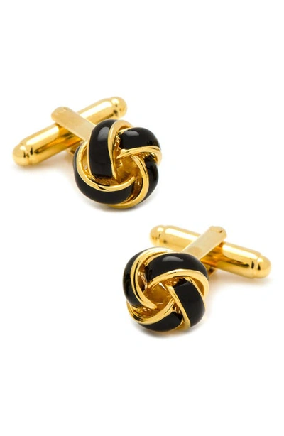 Shop Cufflinks, Inc Ox And Bull Trading Co. Knot Cuff Links In Gold