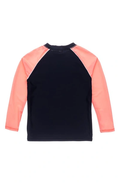 Snapper Rock Little Boy's & Boy's Colorblock Long-sleeve Rash Top In Navy