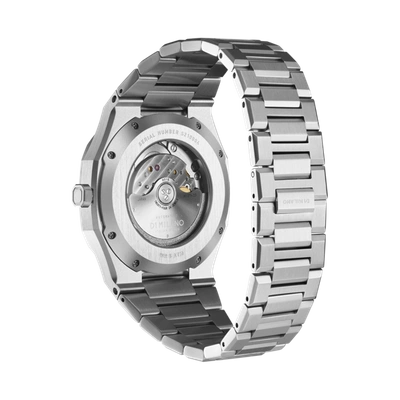 Shop D1 Milano Watch Automatic Bracelet 41.5 Mm In Green/silver