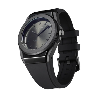 Shop D1 Milano Watch Carbonlite 40.5mm In Black