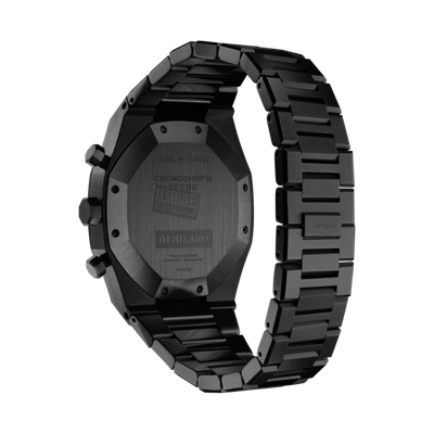 D1 Milano Chronograph Shadow 41.5mm In Black