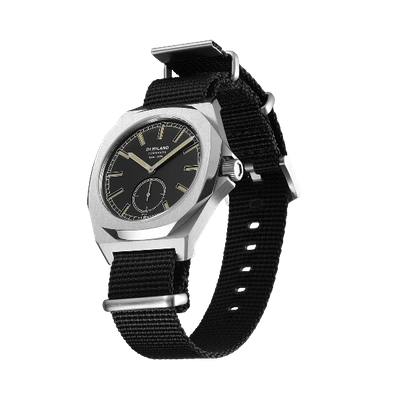D1 Milano Watch Commando 38 Mm In Black/silver