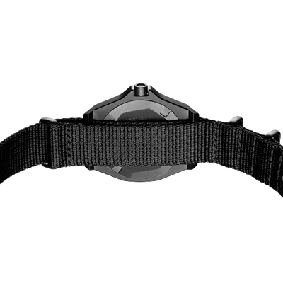 Shop D1 Milano Watch Commando 38 Mm In Black/gun Metal