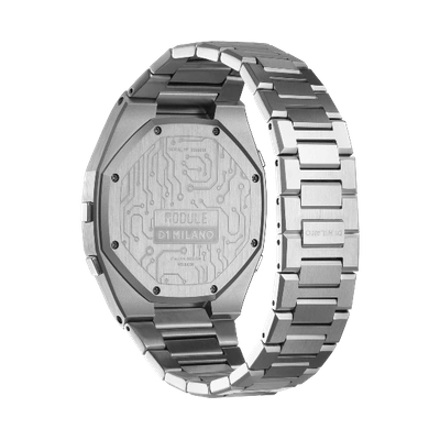 Shop D1 Milano Watch Module 40.5 Mm In Black/green/silver