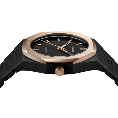 Shop D1 Milano Watch Polycarbon 40.5 Mm In Rose Gold