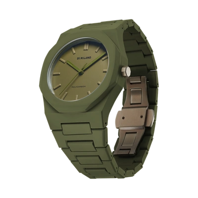 D1 Milano Polycarbon Military Green 40.5mm