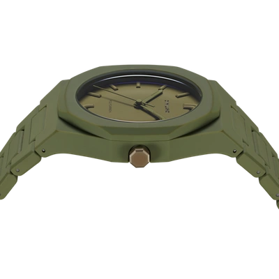 D1 Milano Polycarbon Military Green 40.5mm