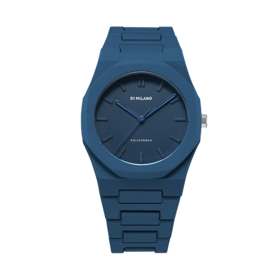 Shop D1 Milano Watch Polycarbon 40.5 Mm In Blue