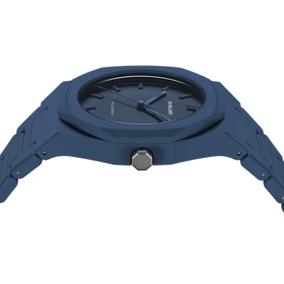 D1 Milano Polycarbon Navy Blue 40.5mm In Blue