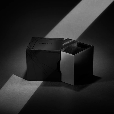 D1 Milano Black Polycarbon Shadow Polycarbonate Quartz Watch In Black