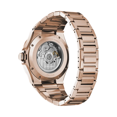 Shop D1 Milano Watch Skeleton Bracelet 41.5 Mm In Rose Gold