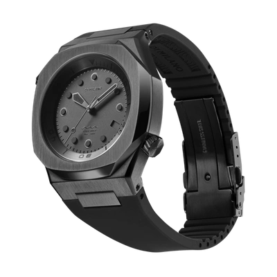 Shop D1 Milano Watch Subacqueo 43.5mm In Black