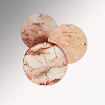 D1 Milano Watch Ultra Thin Bracelet 34 Mm In Pink/rose Gold/white