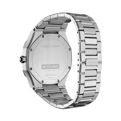 Shop D1 Milano Watch Ultra Thin Bracelet 34 Mm In Silver