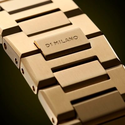 Shop D1 Milano Watch Ultra Thin Bracelet 38 Mm In Rose Gold