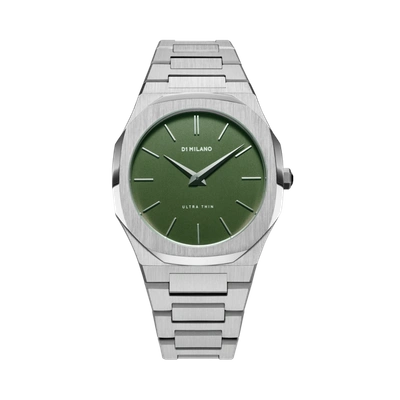 D1 Milano Ultra Thin 40mm In Green/silver