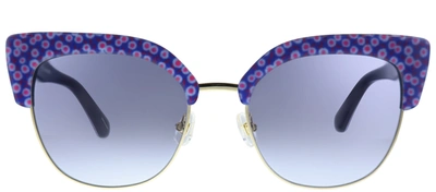 Shop Kate Spade Karri/s 0vdn Clubmaster Sunglasses In Grey
