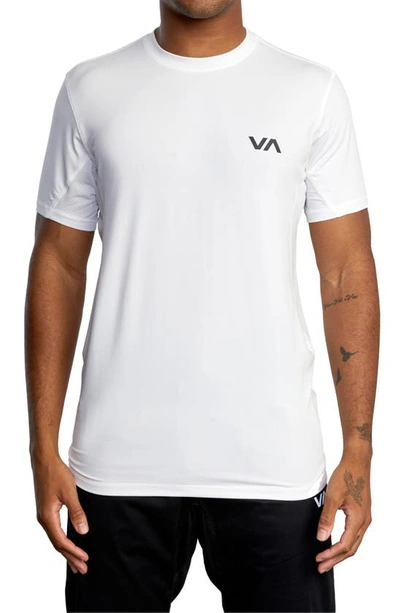 Shop Rvca Sport Vent Logo Graphic T-shirt In White