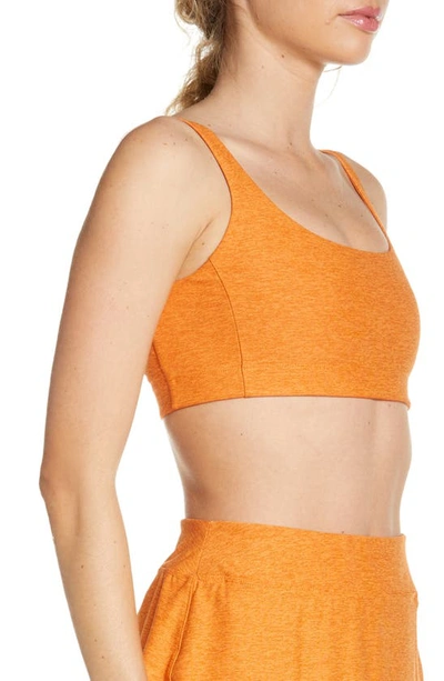 Shop Outdoor Voices Double Time Mélange Sports Bra In Canyon