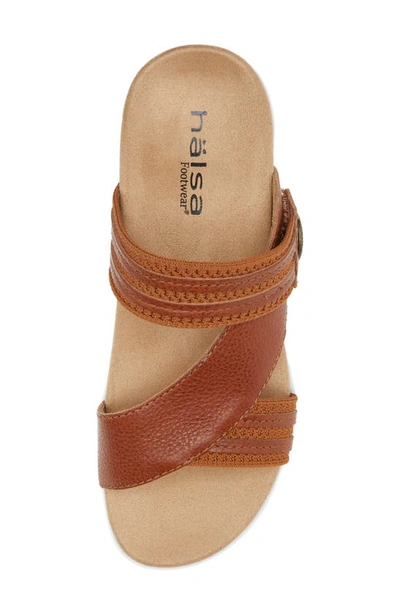 Shop Halsa Footwear Desiree Sandal In Cognac