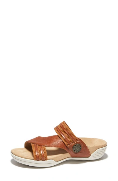 Shop Halsa Footwear Desiree Sandal In Cognac