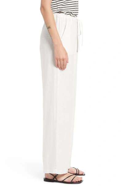 Rails Emmie Drawstring Linen Pants In White