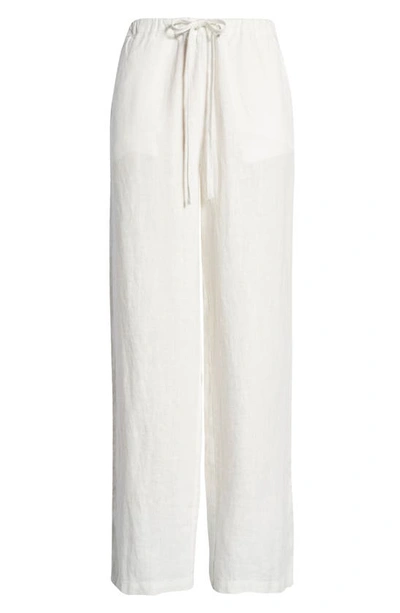 Rails Emmie Drawstring Linen Pants In White