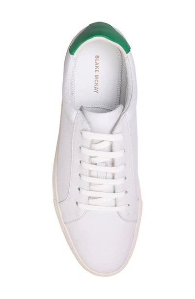 Shop Blake Mckay Jay Low Top Sneaker In White/ Green