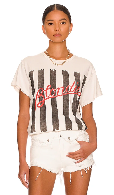 Madeworn Blondie Destroyed Tee In Cream