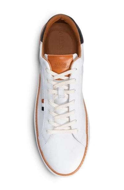 Allen Edmonds Men's Alpha Low-top Leather Sneakers In White