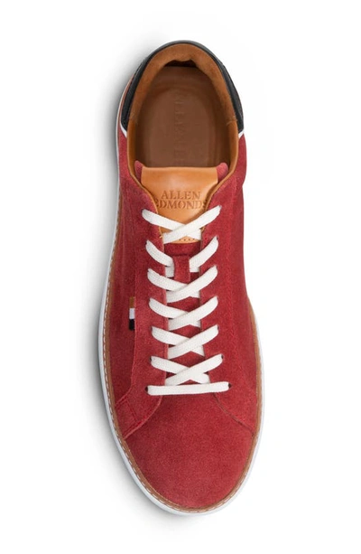 Shop Allen Edmonds Alpha Sneaker In Crimson